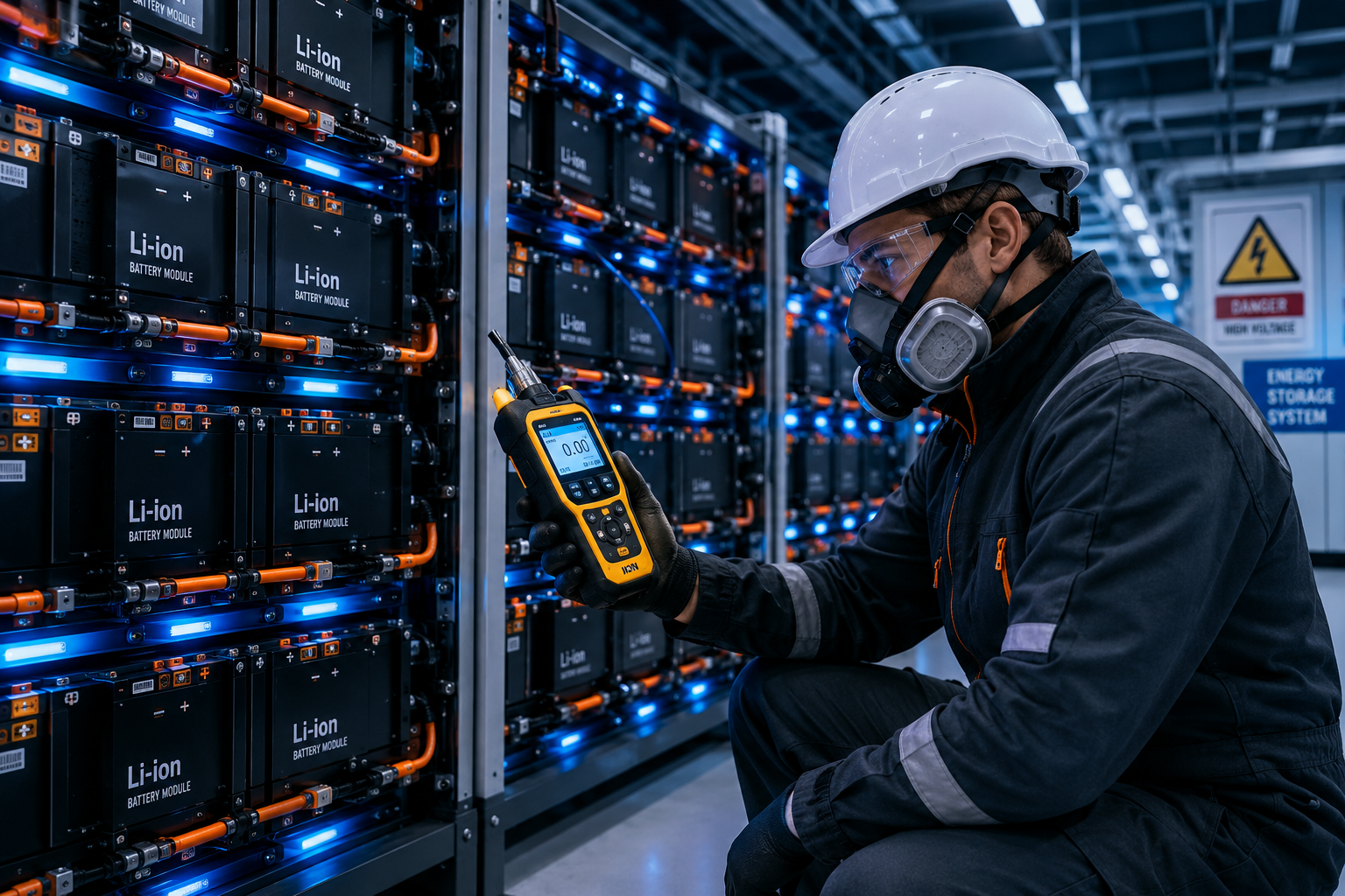 Monitoraggio Batterie al Litio: sicurezza, prevenzione e controllo dei rischi ambientali 3 monitoreggio batterie al litio